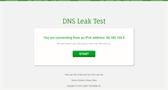 Desktop Screenshot of dnsleak.com